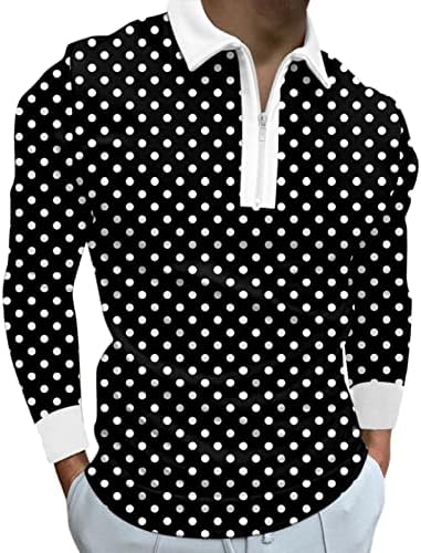 Yhaiogs Tricouri pentru bărbați mens tricouri Polo cu buzunar Mens mare-înalt Cu mânecă lungă grea Henley bărbați rochie camasa