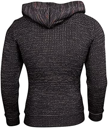Pulover de vacanță pentru bărbați pulover de iarnă cu glugă pulover tricotat pulover cu mânecă lungă