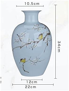 Wodmb Vase chineză pictat manual Plum Blossom Vase Vase decorare sufragerie Aranjament floare Floare uscată pentru casă decorare