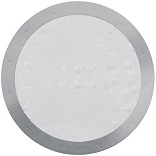 Filtru de plasă din oțel metalic reutilizabil, 6cm Solid Ultra fin din oțel inoxidabil reutilizabil din oțel metalic filtru