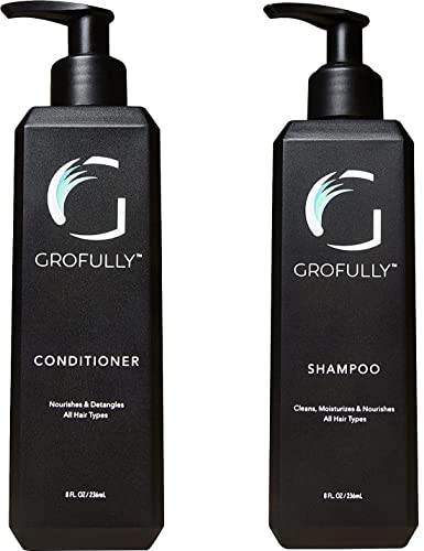 Kit Grofully Cleanse & Defend, șampon 8 fl oz + balsam 8 FL Oz Bundle