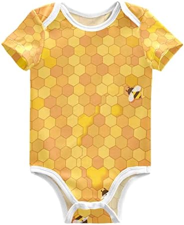 Emelivor Baby Boy Girl Bodysuits cu mânecă scurtă Unisex Nistornelituri nou-născuți Romper pentru bebeluși 0-24 luni
