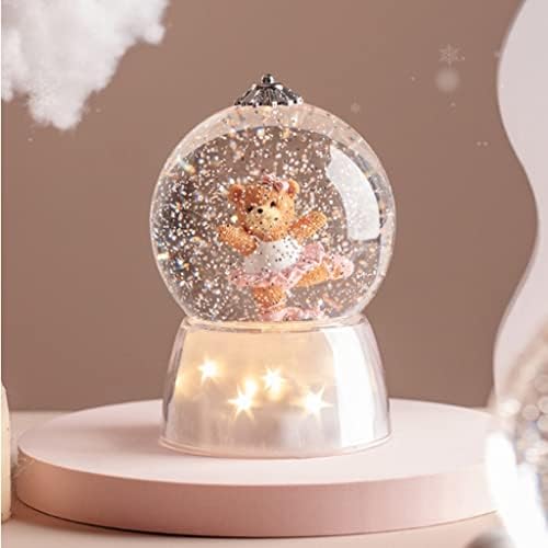 Lukeo Dream Starlight Snowflake Crystal Crystal Music Box Octave Cutie Trimisă pentru a trimite Ziua Valentinei Ziua Cel mai