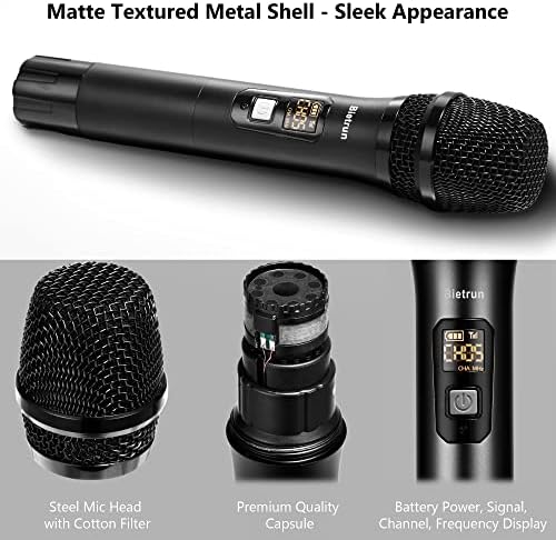 Microfon wireless cu Bluetooth cu suport pentru microfon