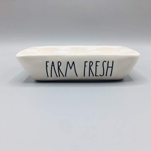 Suport pentru ouă proaspete Rae Dunn FARM-ceramică