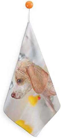 Prosop de mână Lurnise Animal Dog Dogum de mână Prosopuri de vase Prosop de vase design pentru bucătărie pentru baie
