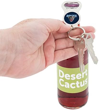 Desert Cactus University of Maine Bottle Opener Cheychain Bears Black Bears Umaine Mașină