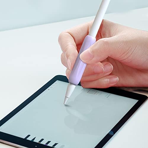 Delidigi Apple Pencil Grip 3 Pack ergonomic Stylus Grip silicon maneca accesorii compatibile cu Apple Pencil 1 și 2-a generație