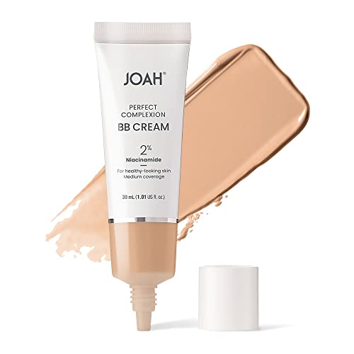 JOAH Beauty perfect ten BB Cream cu Acid hialuronic și Niaciminade, machiaj coreean cu acoperire medie construibilă, uniformizează