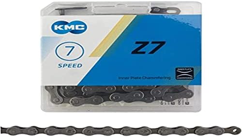 KMC, Z7, lanț, viteză: 6/7/8, 7,3 mm, verigi: 116, Gri