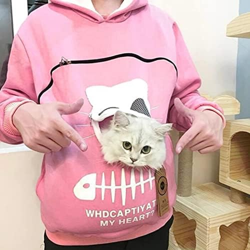 Femei cu hanorac pentru pisici pentru pisici pentru pisici pentru pisici pot transporta pisica de animale de companie pisică