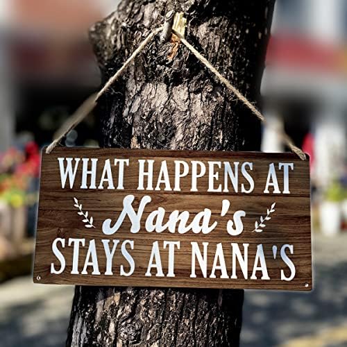 Decor de perete în stilul țării Ce se întâmplă la Nana's Woode Semne