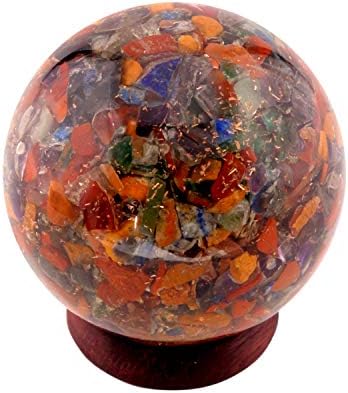 Cristale de vindecare India piatră prețioasă naturală tradițională sferă minge Reiki Aura echilibrare metafizică yoga meditație