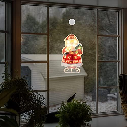 1pc de Crăciun Light Window Handking Light Decor de Crăciun Lumină LED Sucker Decor pentru petrecere de sărbătoare pentru petrecere