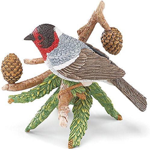Lenox Roșu cu față de păsări Warbler Figurină