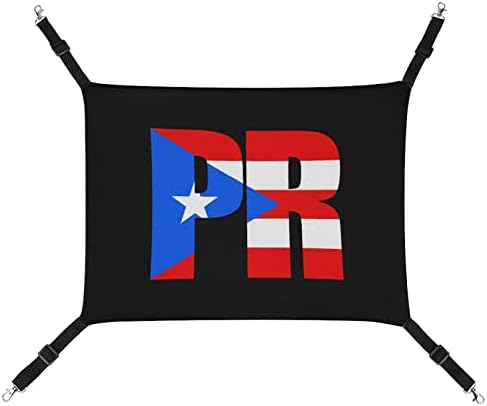 Puerto Rican Flag Hamac pentru animale de companie Hamac confortabil reglabil Pat pentru animale mici câini Cats Hamster