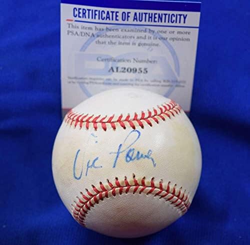 Vic Power PSA ADN COA Autograph American League OAL Baseball semnat - baseball -uri autografate