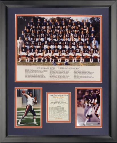 Legends Never Die Chicago Bears - 1985 Bears Frame Photo Collage, 16 x 20