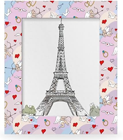 CFPolar Heart Colorat Valentine 11x14 Imagine Frame Afișare foto din lemn fără rame foto pentru MASTE