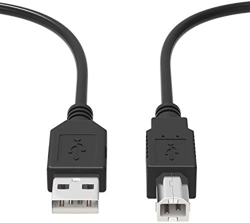 SupplySource 6ft USB Cabl Înlocuirea cablului de cablu pentru DIMO Labelwriter 4XL Imprimantă de etichetă cu autocolante termice