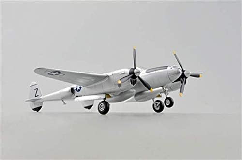 Model FLOZ EASOY MODEL WWII SUA P-38 Lightning Fighter Aircraft Pacific 1/72 Aeronavă cu model finit cu plan finisat