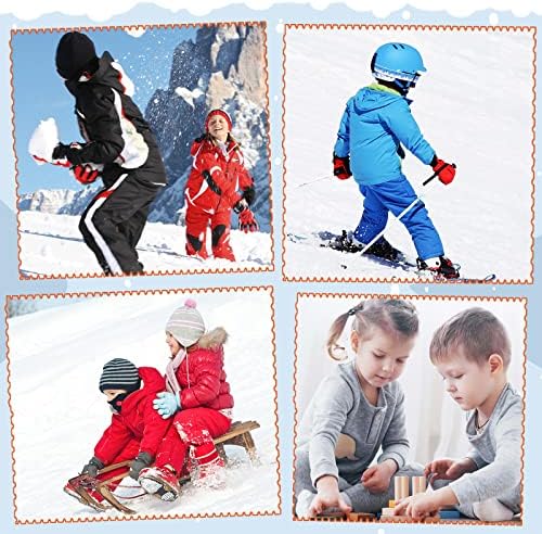 American Tendnds Kids Kids Lâni Șosete de iarnă Groasă de iarnă pentru copii Șosete de snowboard de schi