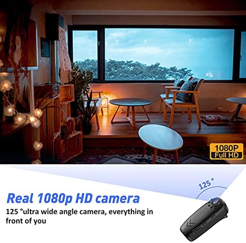 Mini Cameră Body Camera Portabil 1080p HD Sports DVR Recorder Night 125 ° CLIP CAMCORDER CAMERABIL DC 5V