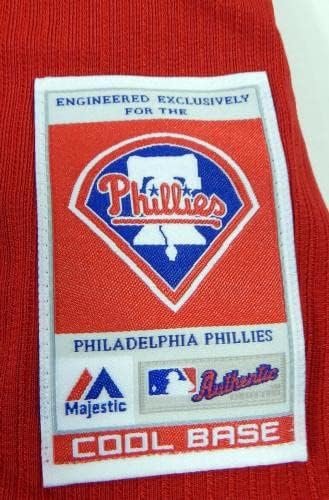 2014-15 Philadelphia Phillies Ken Giles 35 Joc emis Red Jersey St Bp 48 608 - Joc folosit MLB Jerseys