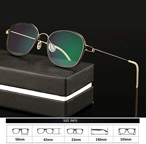 Ochelari de citire fotocromici rxbfd, cadru retro cu margine completă anti-uv ochelari de soare confortabili, potriviți pentru