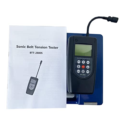 CNYST Sonic Belt Tension Meter Tester Tension Tension Gauge cu interval 10Hz-680Hz Sonda detașabilă pentru măsură cât de des