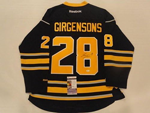 Zemgus Girgensons a semnat Reebok Buffalo Sabers Home Jersey Licențiat JSA COA - Tricouri autografate NHL