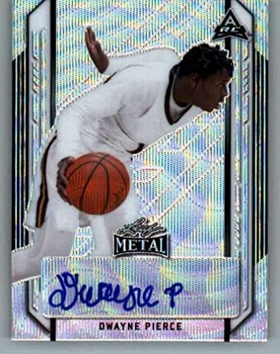2021-22 Leaf Metal Wave Autograph Silver BA-DP1 Dwayne Pierce Arc RC Rookie Auto Basketball Trading Card