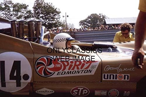 OnlyClassics 1970 Graeme Lawrence McLaren Road America SCCA Can Am Auto Racing 8x12 Foto