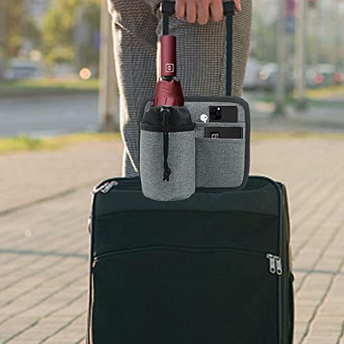 Suport pentru pahare pentru bagaje LANGYA-organizator de băuturi reutilizabile pentru băuturi de călătorie, atașament pentru