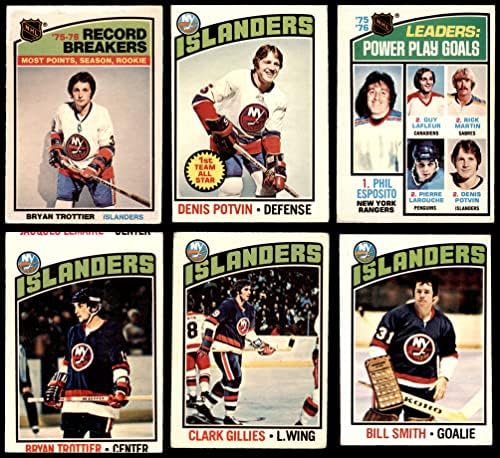 1976-77 O-Pee-Chee New York Islanders lângă Team Set New York Islanders VG+ Islanders