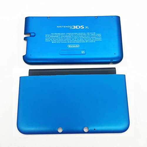 NOU pentru 3DS XL HASING HASING CASA CHOCK BLUE BLUE Color, pentru Nintendo 3DSXL 3DSLL Consola de jocuri portabile, A/E Placă de față Carcasă superioară Copertă inferioară Piese de schimb Reparate