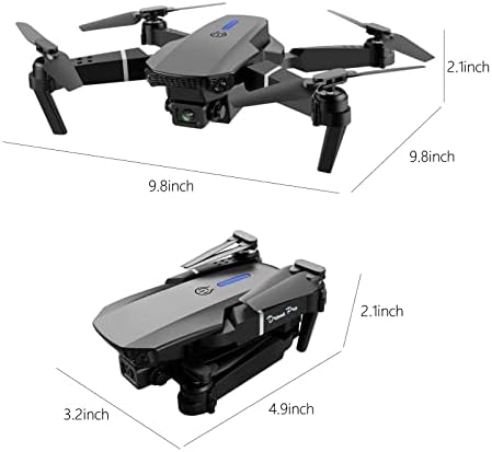 Drone cu cameră FPV HD 1080p, drone pentru copii, WiFi FPV RC Quadcopter, 3D Flipfoldable Mini Drones Gifturi pentru fetele
