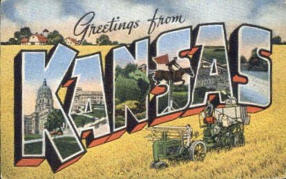 Salutări din, Kansas, carte poștală