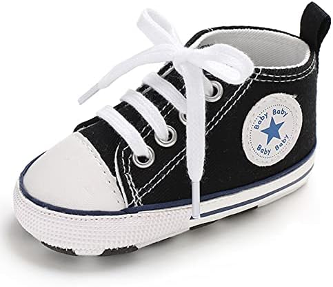 Nou-Născuți Fete Băieți Panza Pantofi Pentru Sugari Moale Unic Alunecare Pe Primul Pietoni Sneaker Toddler Plat Mocasini Mare