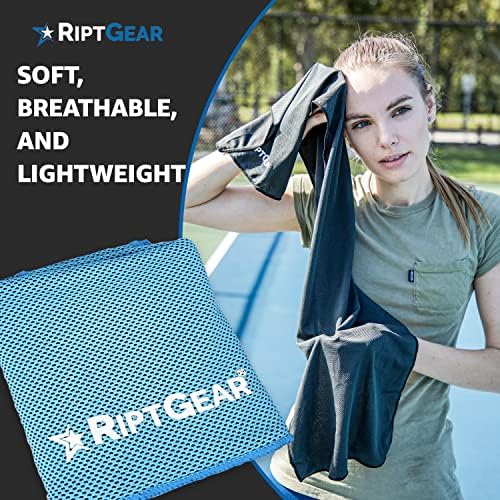 Prosop de răcire instantaneu Riptgear - prosop respirabil pentru antrenamente, prosop de gimnastică și prosop de transpirație