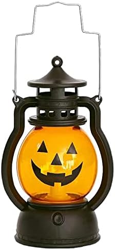 Lumini de dovleac cu LED -uri pâlpâite cu lumânări de tealight cu dovleac fără baterie, fără flacără, pentru Halloween, Ziua
