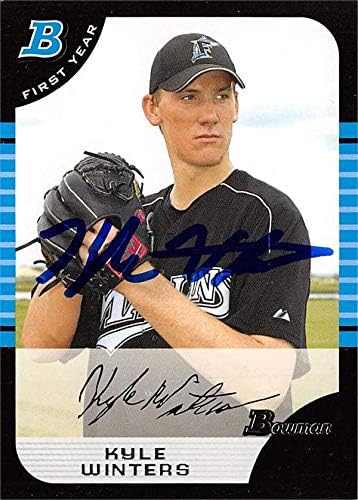 Autograf depozit 650229 Kyle Winters Card de baseball autografat - Florida Marlins 2006 Bowman Primul an Rookie - No.BDP40