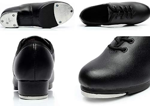 Pantofi de tapet sintetici Beibestcoat Pantofi de dans oxford pentru bărbați, adulți, negru