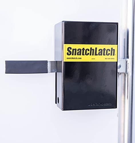 Snatchlatch - blocare a ușii pentru remorcă grea - dispozitiv anti -furt - pentru utilizare doar cu zăvor de bară cam - remorci