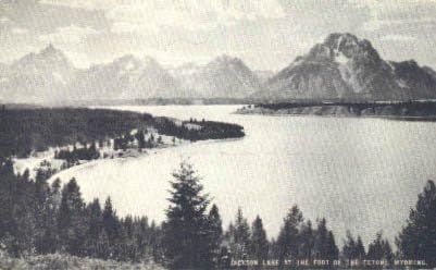 Jackson Lake, Wyoming Card poștal