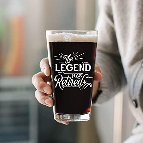 The Legend Has Retired Bundle-pahar negru din oțel inoxidabil de 16 oz cu capac, sticlă de bere de 16 oz și sticlă de whisky