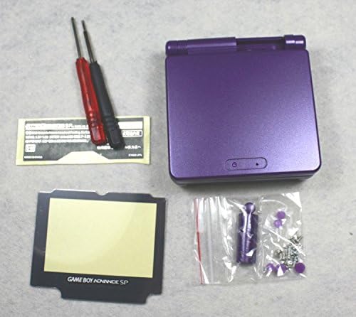 Gametown noul pachet complet de carcasă pentru carcasă pentru GBA SP Gameboy Advance SP Purple