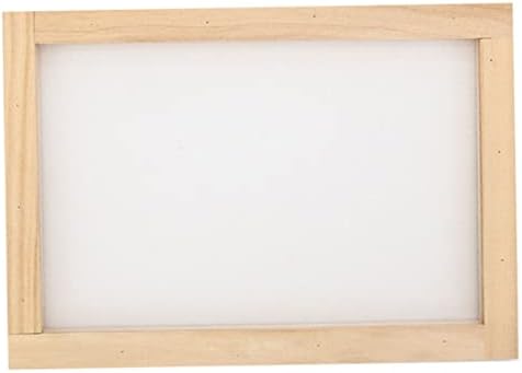 HAVAMOASA Hârtie care face ecran hârtie din lemn făcând rame de plasă a matriței Ecranul ecranului Instrumente pentru punte pentru meșteșugări de bricolaj imprimare de hârtie 20x30cm