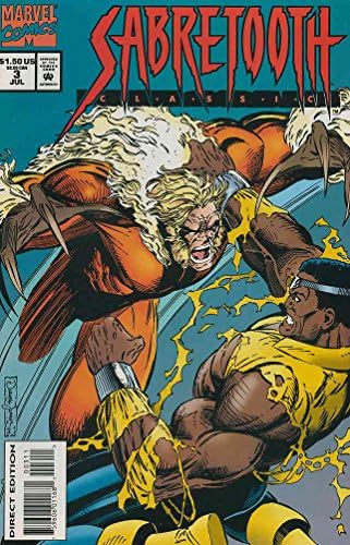 Sabretooth clasic 3 VF / NM; Marvel carte de benzi desenate / Power Man Iron Fist 84 retipărire