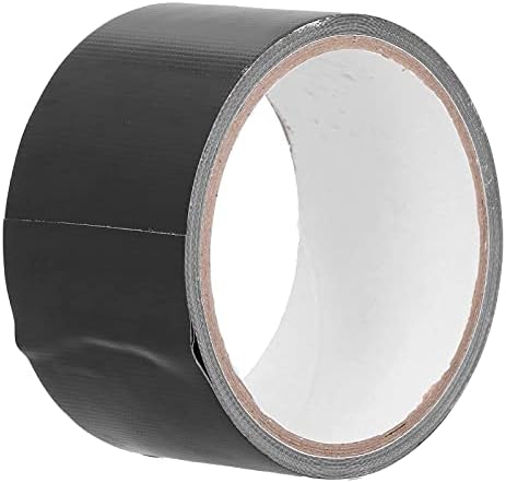 PLPLAAOO 50mmx5m bandă de canal negru bandă adezivă impermeabilă pentru covorul de sărbătoare a nunții articulare, pentru plasture,